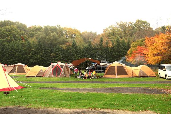10月のキャンプ場